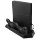 4in1 PlayStation 4 állvány,hűtő,USB elosztó és kontrollertöltő állomás PS4/Slim/Pro-hoz