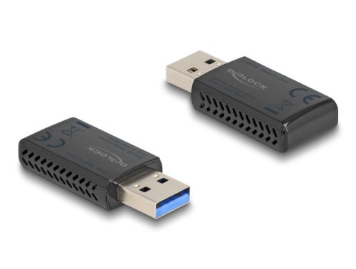 Delock Wi-Fi 6 duális Band WLAN USB-pendrive AX1800 (1201 + 574 Mbps)