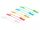 Delock Szilikon kábelkötegelo újrahasznosítható 10 darabos csomagban választható színekben