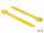 Delock Szilikon kábelkötegelo újrahasznosítható 10 darabos csomagban sárga