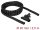 Delock Spirális kábelburkolat behúzó eszközzel 2,5 m x 20 mm fekete