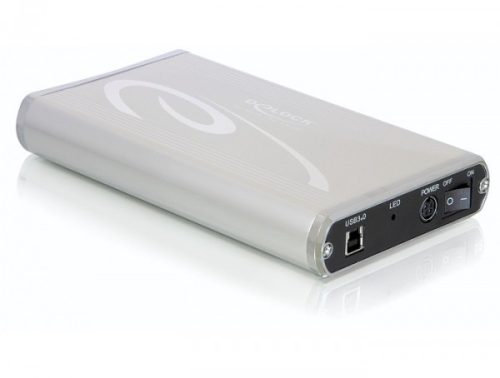 Delock 3,5  külső SATA HDD ház USB 3.0-val
