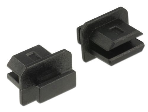 Delock Porvédő mini Displayport típusú kimenethez fogantyúval 10 db fekete