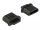 Delock Porvédő HDMI micro-D típusú kimenethez fogantyúval 10 db fekete