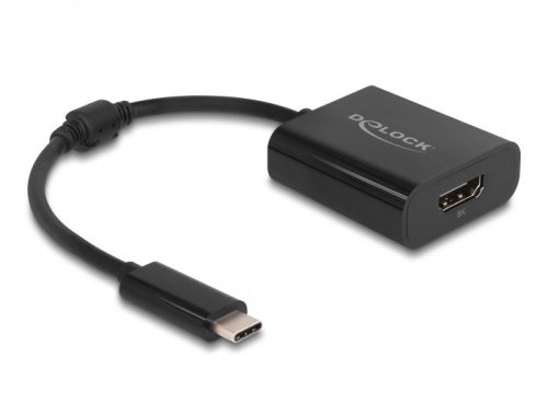 Delock USB Type-C  adapter HDMI (DP Alt Mode) 8K-hez HDR funkcióval fekete