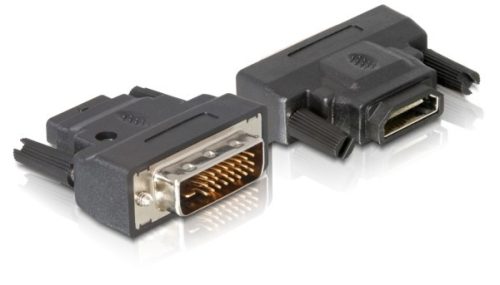 Delock adapter DVI-25tűs apa > HDMI anya