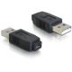 Delock adapter USB micro-A+B anya USB2.0-A apa