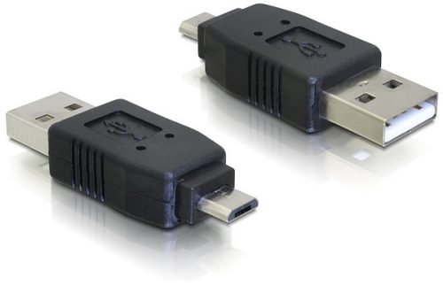 Delock adapter USB micro-B apa USB2.0 A apára