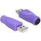 Delock Adapter PS/2 anya > USB-A apa