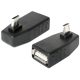 Delock adapter USB micro-B apa > USB 2.0-A anya, OTG, 270 -ban forgatott