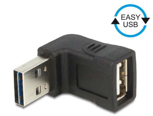 Delock EASY-USB 2.0-A apa > USB 2.0-A anya fel/le forgatott adapter
