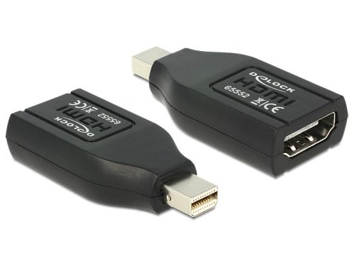 Delock Adapter mini Displayport-dugós csatlakozó > HDMI-csatlakozóhüvely