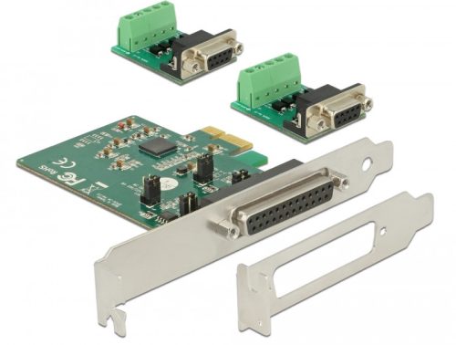 Delock PCI Express Card > 2 x Serial RS-422/485 ESD védett opcionális túlfeszültség-védelem