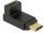Delock Adapter USB 10 Gbps (USB 3.1 Gen 2) USB Type-C csatlakozó > csatlakozó ívelt felfelé / lefelé