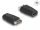 Delock Adapter USB 3.2 kulcs A apa -USB Type-C  anya fekete