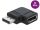 Delock DisplayPort 1.4 adapter csatlakozó aljzathoz 90   -kal balra dőlve 8K 60 Hz
