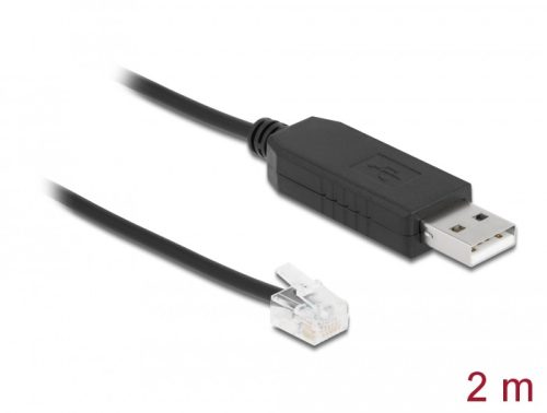 Delock USB fejhallgató és mikrofon adapter 2 x 3,5 mm-es sztereo jackkel Windows és Mac