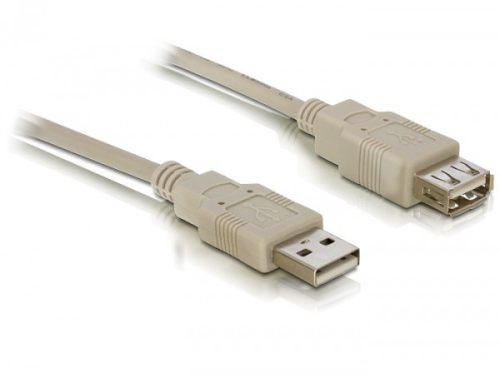 Delock USB 2.0 hosszabbító kábel A/A 3 m