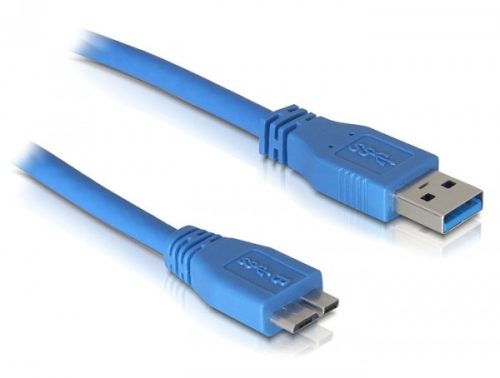 Delock USB3.0 A   Micro USB3.0 átalakító kábel, 2 m.
