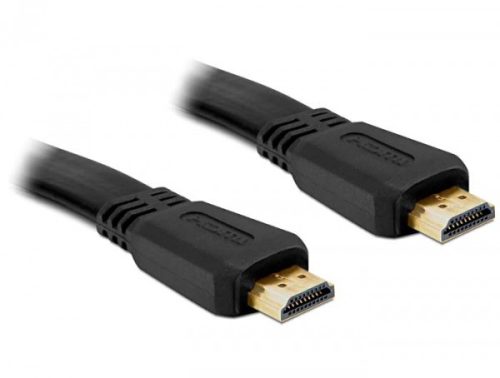 Delock High Speed HDMI Ethernet kábel - A apa/apa 3,0m lapos