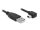Delock USB 2.0-A apa - USB mini-B 5 tűs hajlított apa átalakító kábel, 0,5m