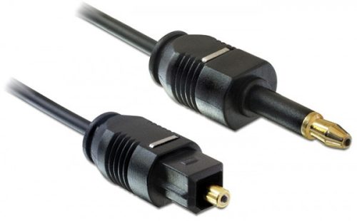 Delock kábel, Toslink Standard apa > Toslink mini 3.5 mm apa, 2 m