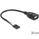 Delock USB 2.0 A típus, anya - pin fejes kábel