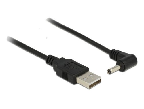 Delock USB Power Kábel > DC 3.5 x 1.35 mm apa 90fok 1.5 m
