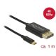 Delock USB Type-C koax kábel DisplayPort-hoz (DP Alt Mode) 4K 60 Hz 1 m