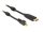 Delock Kábel mini Displayport 1.2-dugós csatlakozó csavarral > HDMI-csatlakozódugó 4K aktív fekete5m