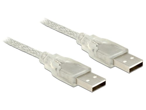 Delock USB 2.0-s kábel A-típusú csatlakozódugóval > USB 2.0-s, A-típusú csatlakozódugóval 2 m
