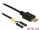 Delock Kábel USB Type-C  apa > 2 x tüskesori csatlakozó, anya, különálló teljesítmény, 50 cm
