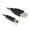 Delock USB tápkábel > DC 4,0 x 1,7 mm apa 90  1,5 m hosszú