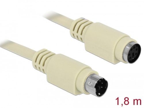 Delock PS/2 hosszabbító kábel 1,8 m