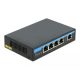 Delock Gigabit Ethernet-kapcsoló, 4 port PoE + 1 RJ45