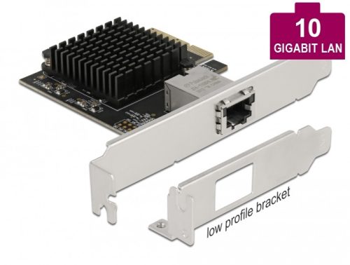 Delock PCI Express Kártya > 1 x 10 Gigabit LAN NBASE-T RJ45