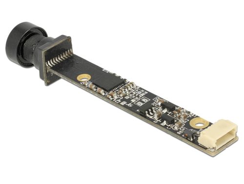 Delock USB 2.0 kamera modul 5,04 megapixeles lencsével szemben, 80 fokos V5 fix fókusszal szemben