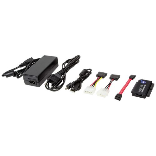 Logilink USB 2.0-ás IDE/SATA adapter, OTB funkcióval 2.5"/3.5" IDE és Serial ATA HD-hez