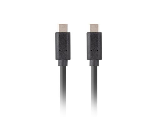 Lanberg USB-C 3.1 GEN2 kábel M/M 10GB/S PD100W 1,8M fekete