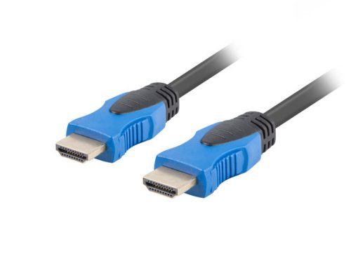 Lanberg HDMI M/M V2.0 4K CU fekete kábel, 3m