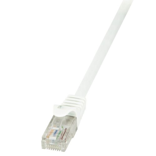 LogiLink Patch kábel Econline, Cat.6, U/UTP, fehér, 3 m
