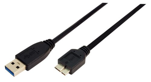 LogiLink USB 3.0 csatlakozó kábel A->B Micro 2x apa 0.6 m