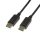 LogiLink DisplayPort kábel, DP/M-DP/M, 4K/60 Hz, fekete, 10 m