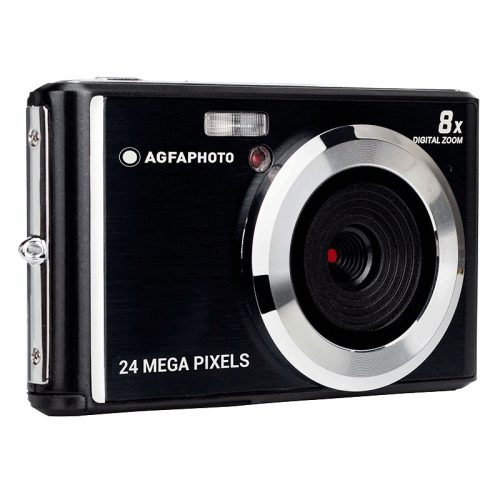 Agfaphoto Kompakt fényképezőgép - 24 Mp - 8x digitális zoom - Lítium akkumulátor - fekete