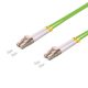 Logilink Fiber duplex patch kábel, OM5, 50/125 , LC-LC, lime zöld, 2 m