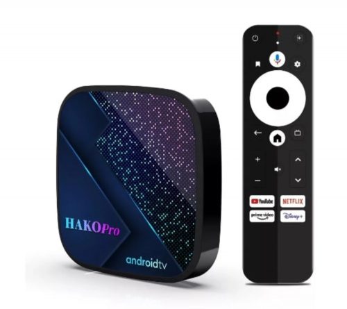 HAKO PRO 2/16GB Android 11 TV Box Google Certfied, Netflix 4K, HBO Max, Disney+