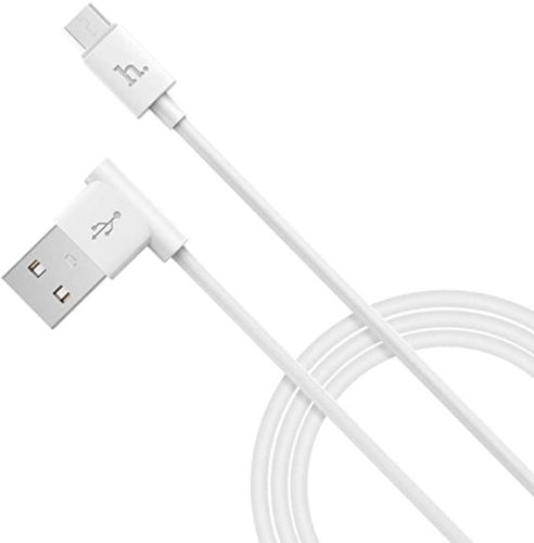 Hoco UPM10 L alakú töltőkábel Micro USB-hez, fehér