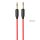 Hoco UPA11 AUX audio kábel, piros