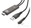 HOCO adapter HDMI Lightning 8-pin UA14 fekete