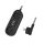 Logilink Elosztó 2-es, 2x CEE 7/3 + 3x USB-A, textil kábel, fekete